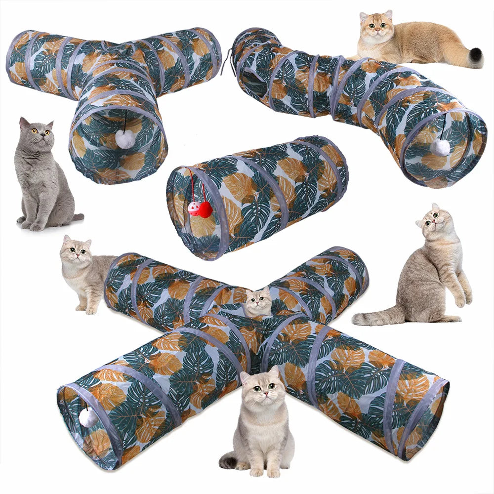 Tunnel Interactif en S pour Chat — Multi-Passages