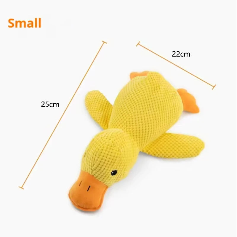 Jouet Canard en Peluche pour Chien – Anti-Ennui, Interactif & Rigolo