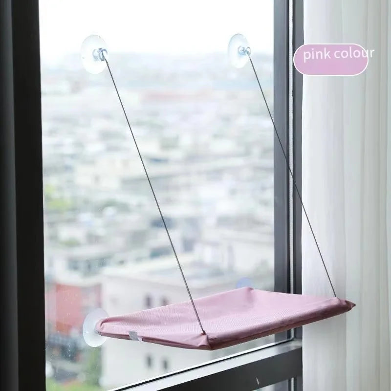 Hamac Suspendu pour Chat — Ventouses & Gain de Place