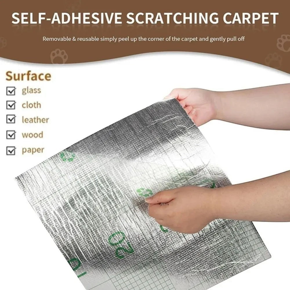 Tapis Griffoir Adhésif pour Chat — Protection Canapé & Meubles