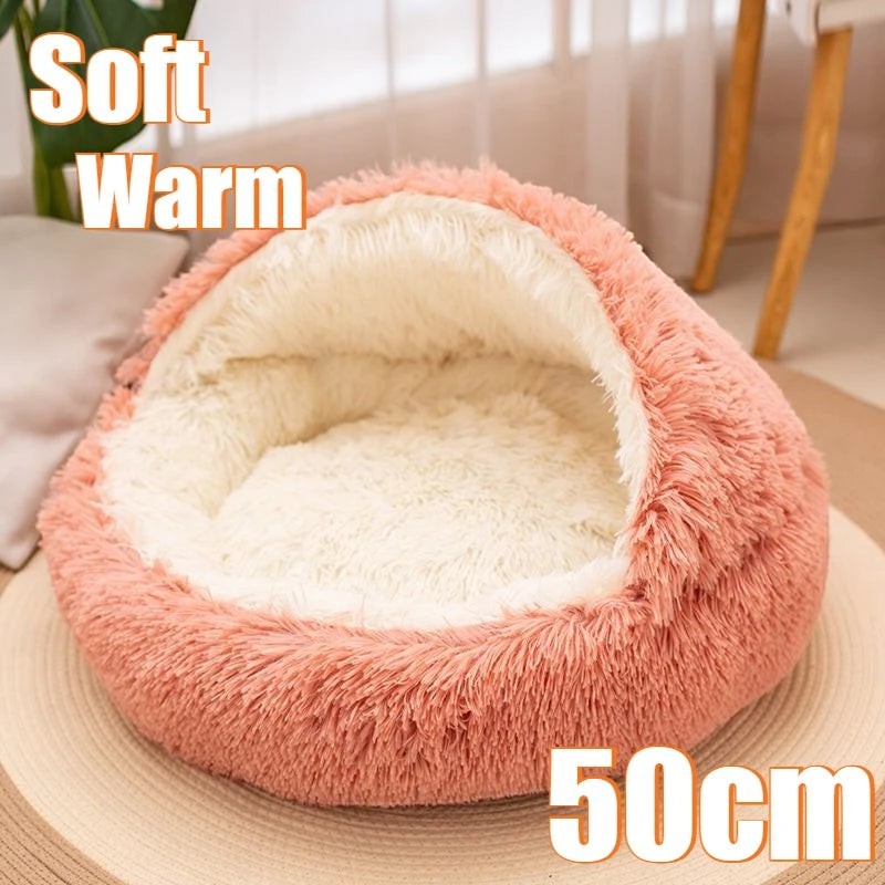 Lit Douillet 2 en 1 pour Chien & Chat – Peluche Ultra-Douce, 3 Tailles