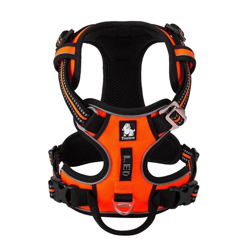 Harnais Anti-Traction TRUE LOVE – Nylon Réfléchissant, Confortable & Ajustable