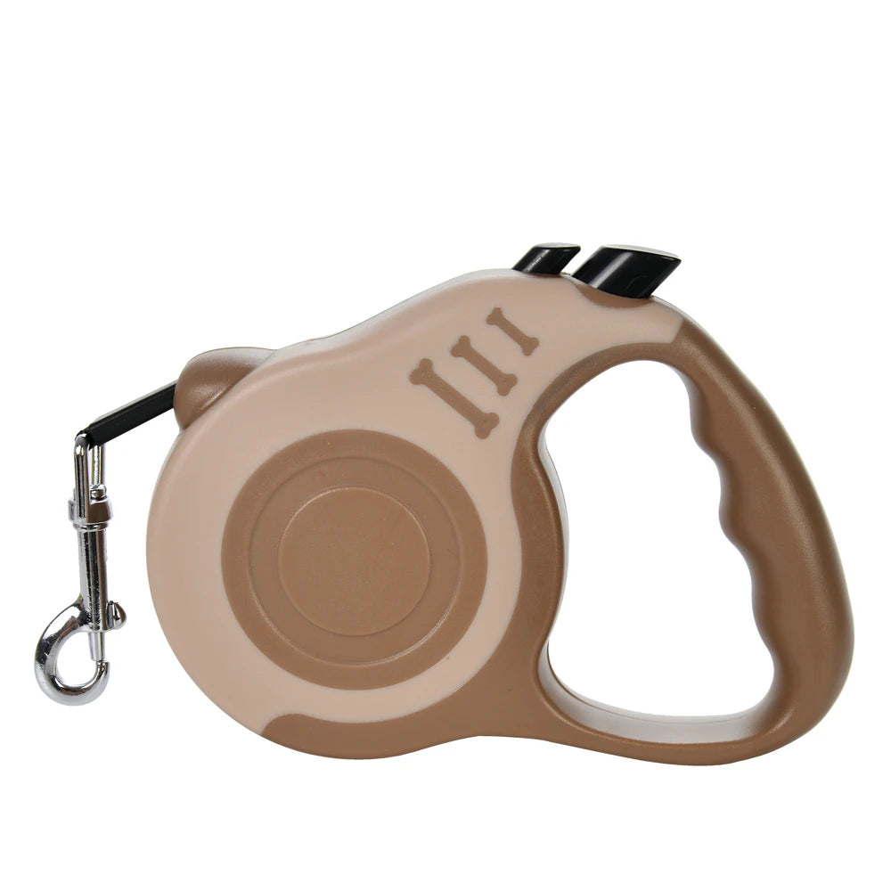 Laisse Rétractable Automatique pour Chien – Nylon Solide, 3m ou 5m
