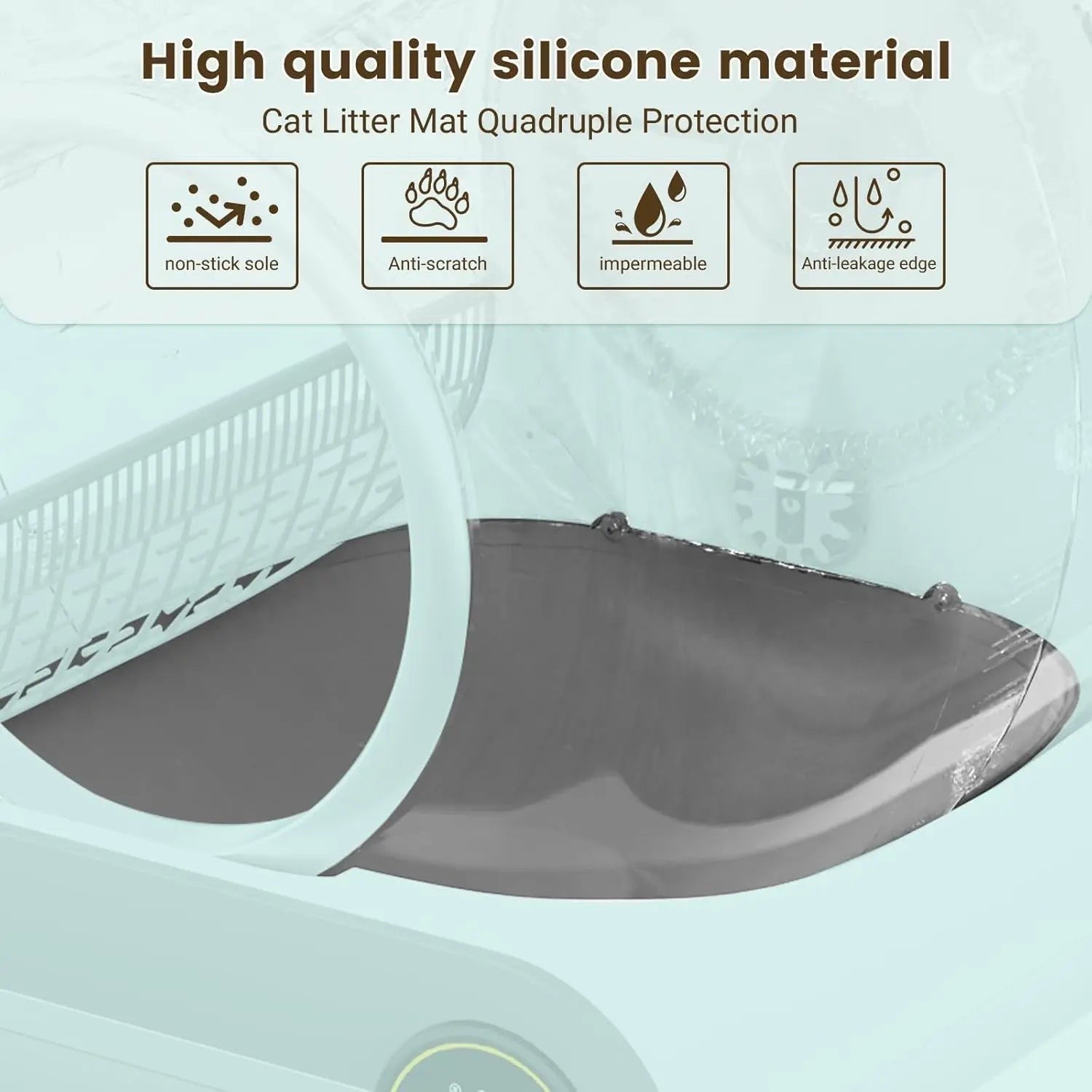 Tampon en Silicone pour Litière Automatique TONEPIE