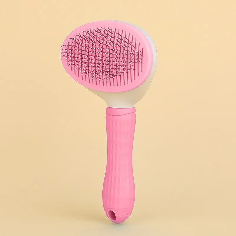 Brosse Autonettoyante pour Chat & Chien — Peigne Inox Professionnel