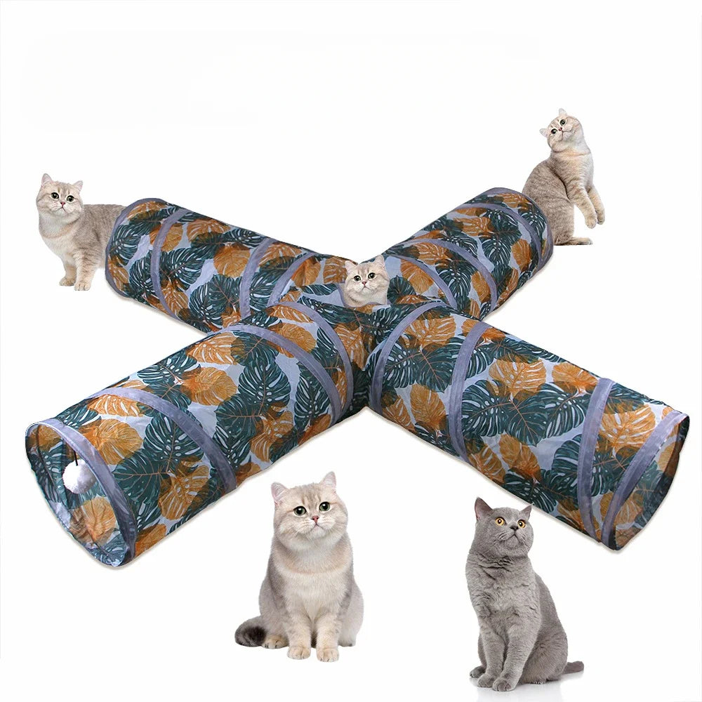 Tunnel Interactif en S pour Chat — Multi-Passages