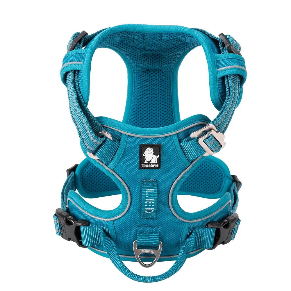 Harnais Anti-Traction TRUE LOVE – Nylon Réfléchissant, Confortable & Ajustable