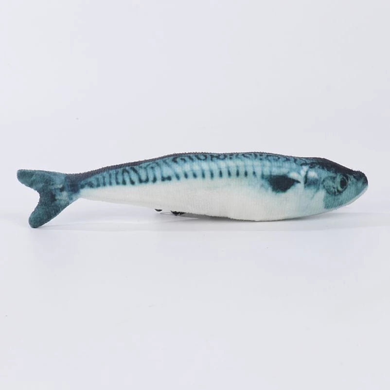 Jouet Poisson en Peluche pour Chat — Simulation Réaliste