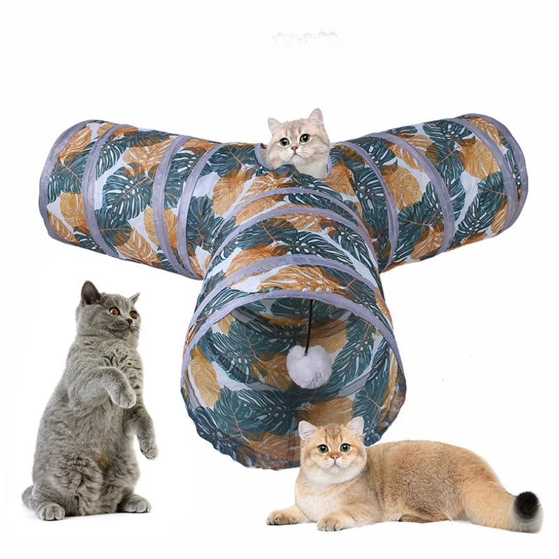 Tunnel Interactif en S pour Chat — Multi-Passages