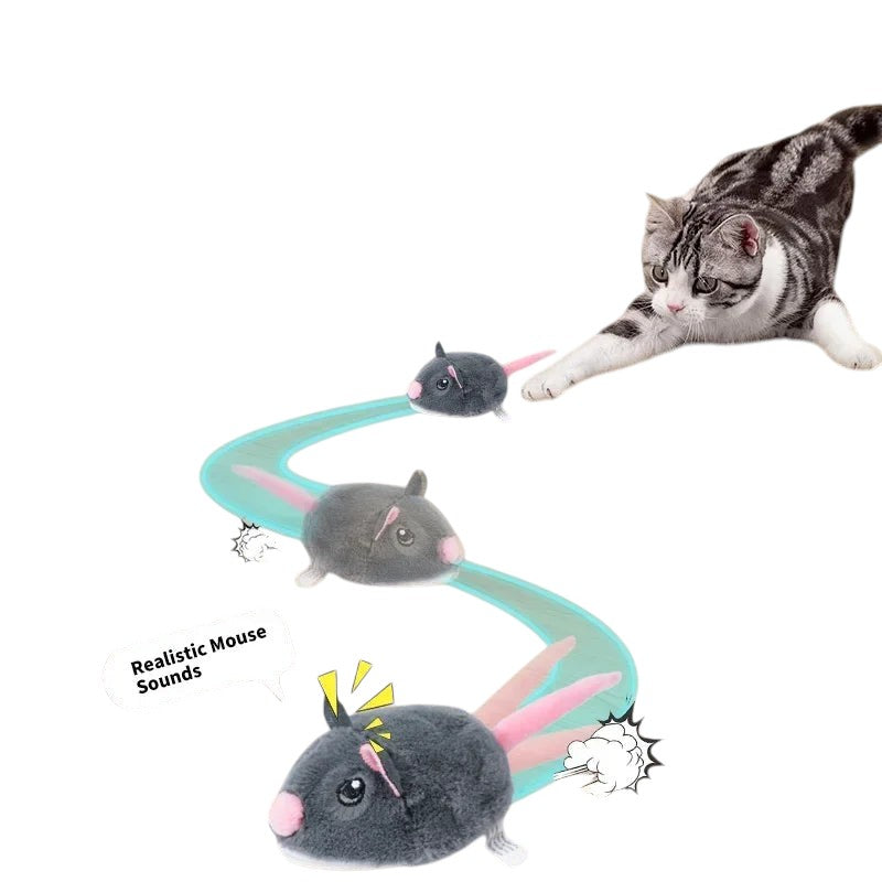 Souris Électrique Interactive pour Chat — Intelligent Pet Toy