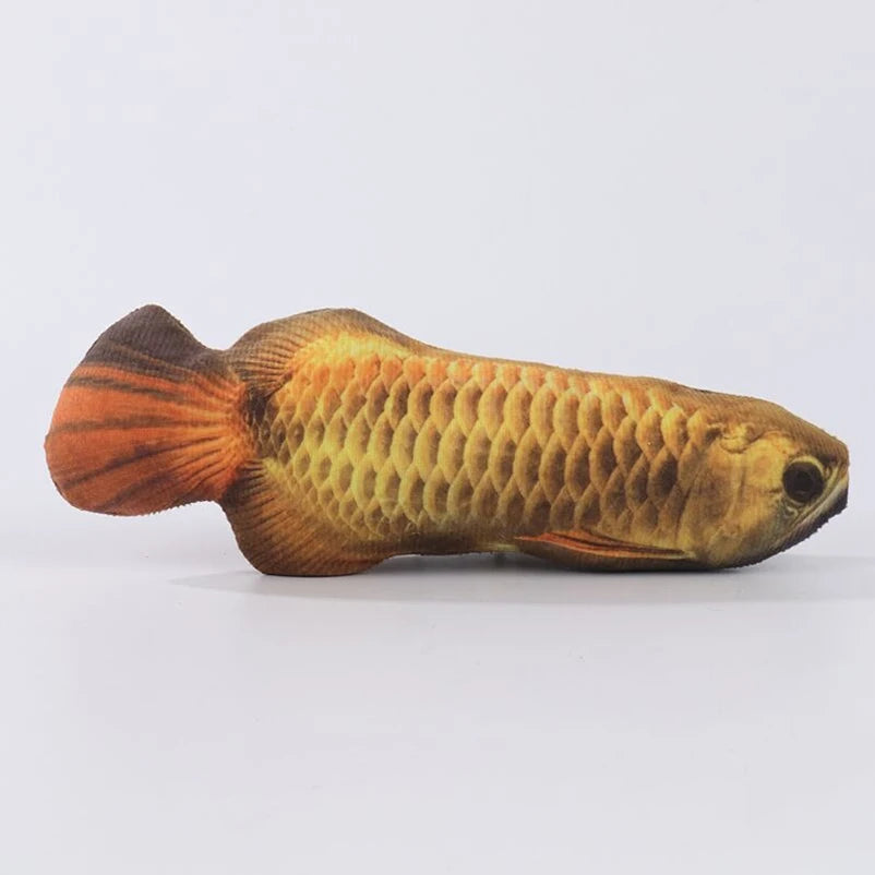 Jouet Poisson en Peluche pour Chat — Simulation Réaliste