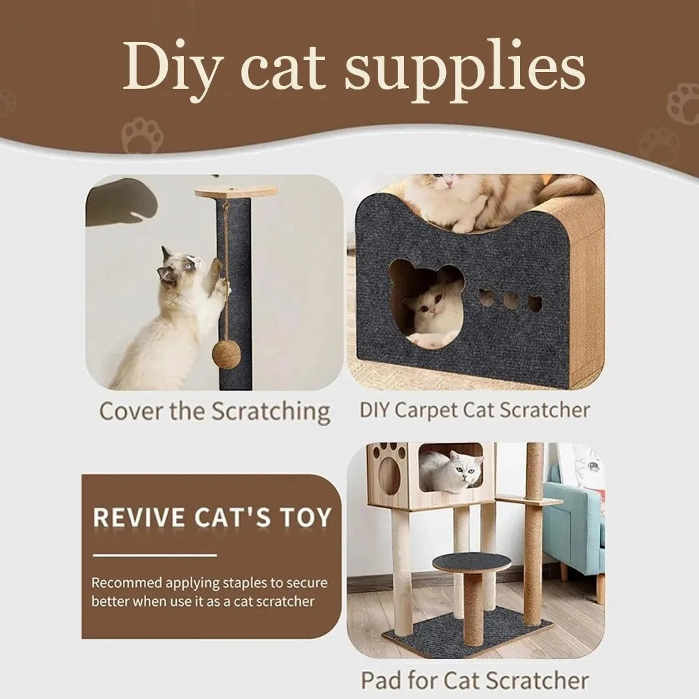 Tapis Griffoir Adhésif pour Chat — Protection Canapé & Meubles