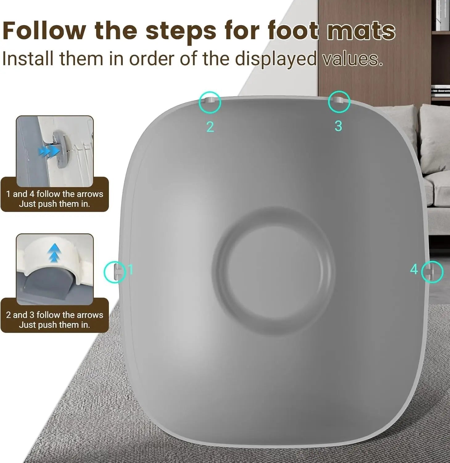 Tampon en Silicone pour Litière Automatique TONEPIE