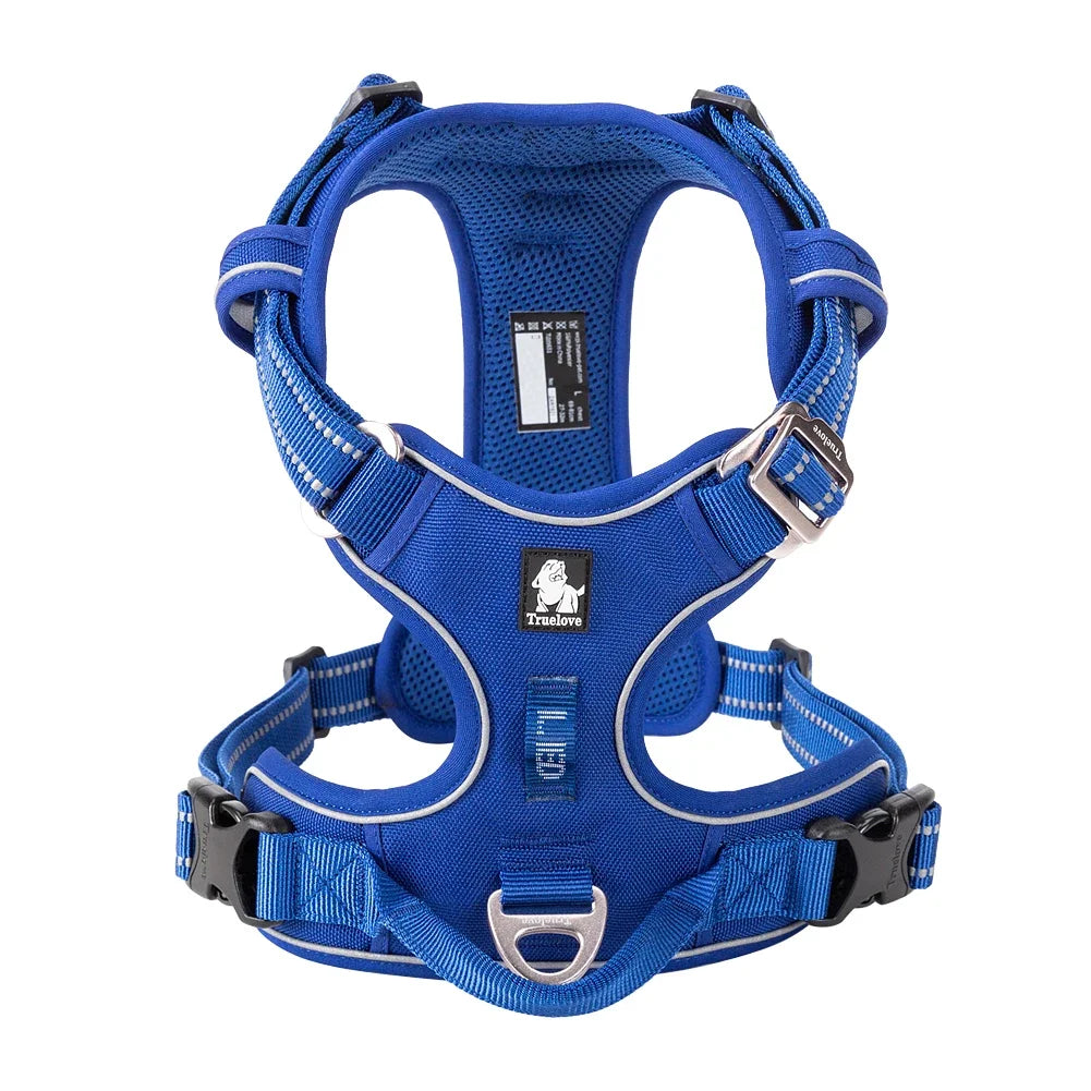 Harnais Anti-Traction TRUE LOVE – Nylon Réfléchissant, Confortable & Ajustable