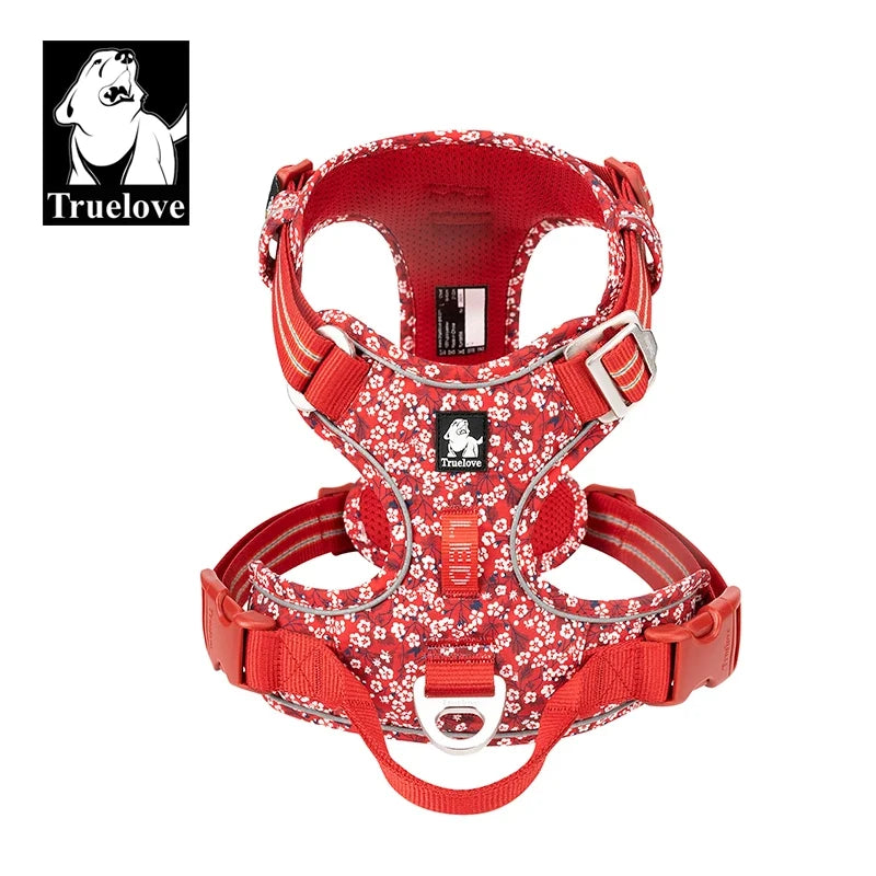 Harnais Anti-Traction TRUE LOVE – Nylon Réfléchissant, Confortable & Ajustable