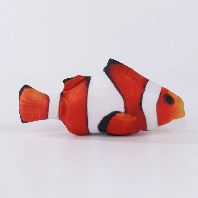 Jouet Poisson en Peluche pour Chat — Simulation Réaliste
