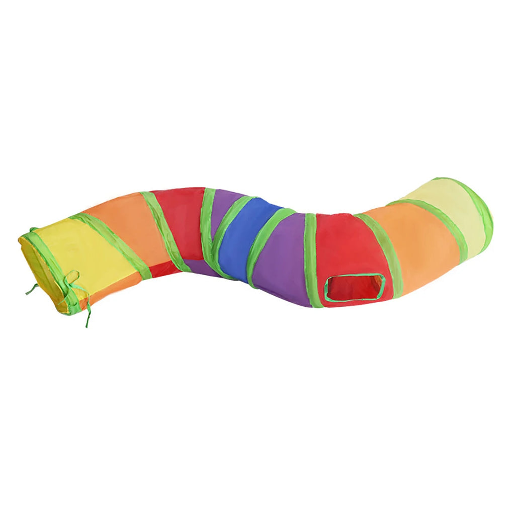 Tunnel Arc-en-Ciel pour Chat — Jeu Interactif Pliable
