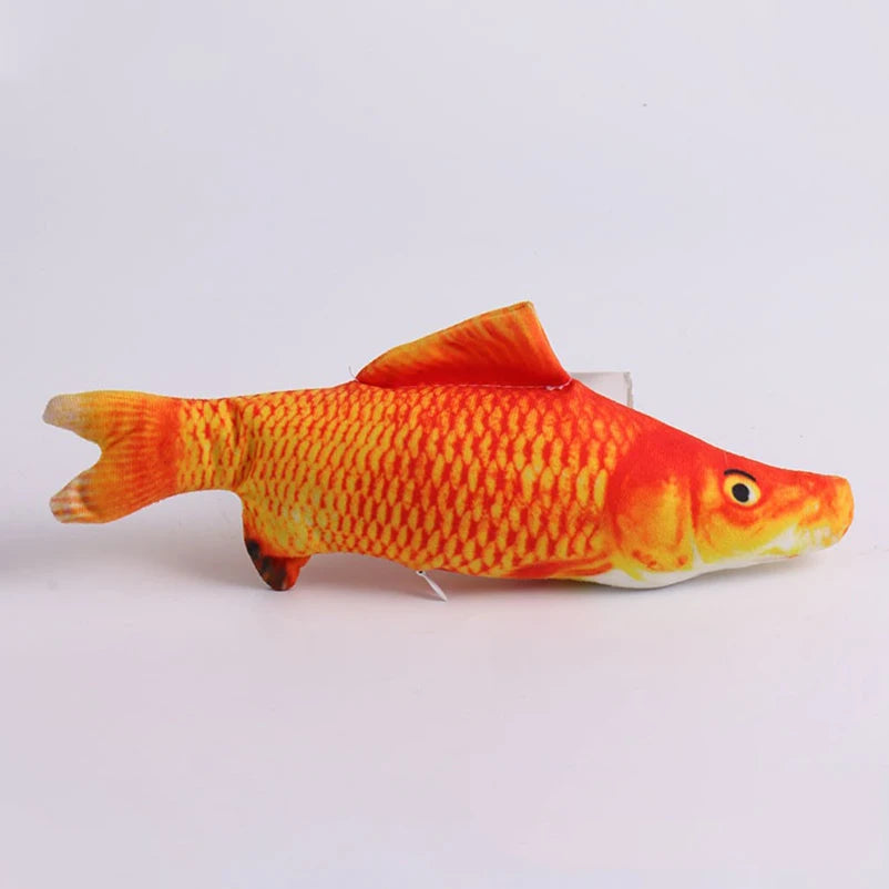 Jouet Poisson en Peluche pour Chat — Simulation Réaliste