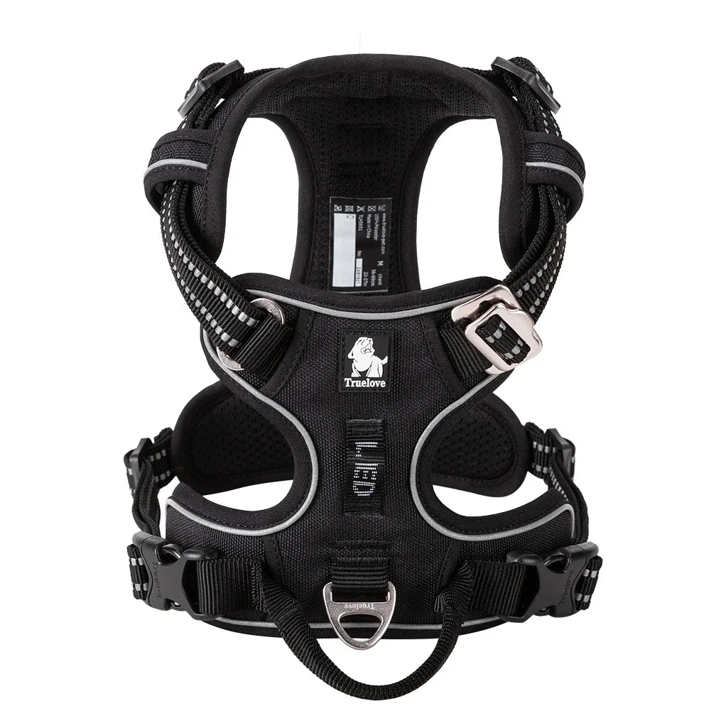 Harnais Anti-Traction TRUE LOVE – Nylon Réfléchissant, Confortable & Ajustable