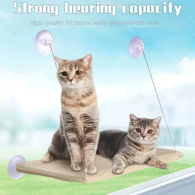 Hamac Suspendu pour Chat — Ventouses & Gain de Place