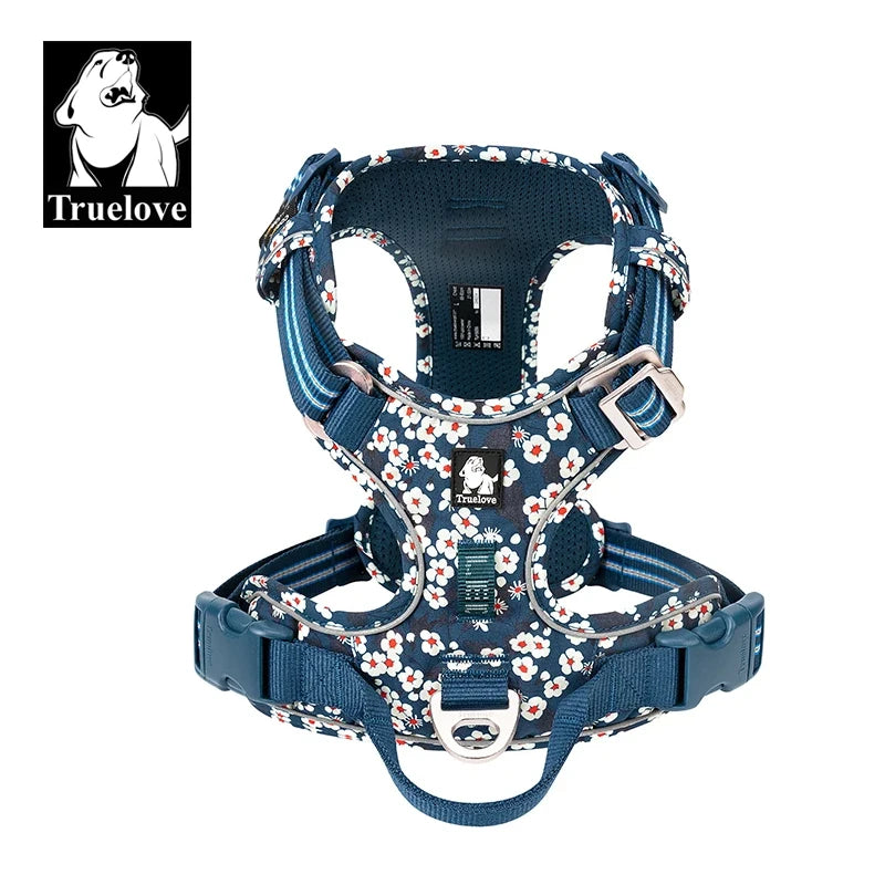Harnais Anti-Traction TRUE LOVE – Nylon Réfléchissant, Confortable & Ajustable