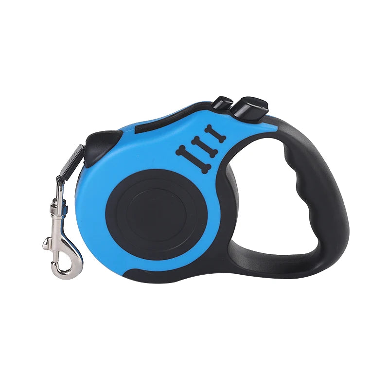 Laisse Rétractable Automatique pour Chien – Nylon Solide, 3m ou 5m