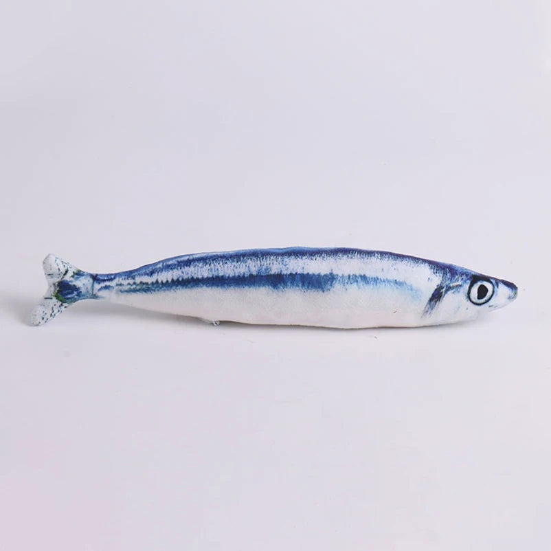 Jouet Poisson en Peluche pour Chat — Simulation Réaliste