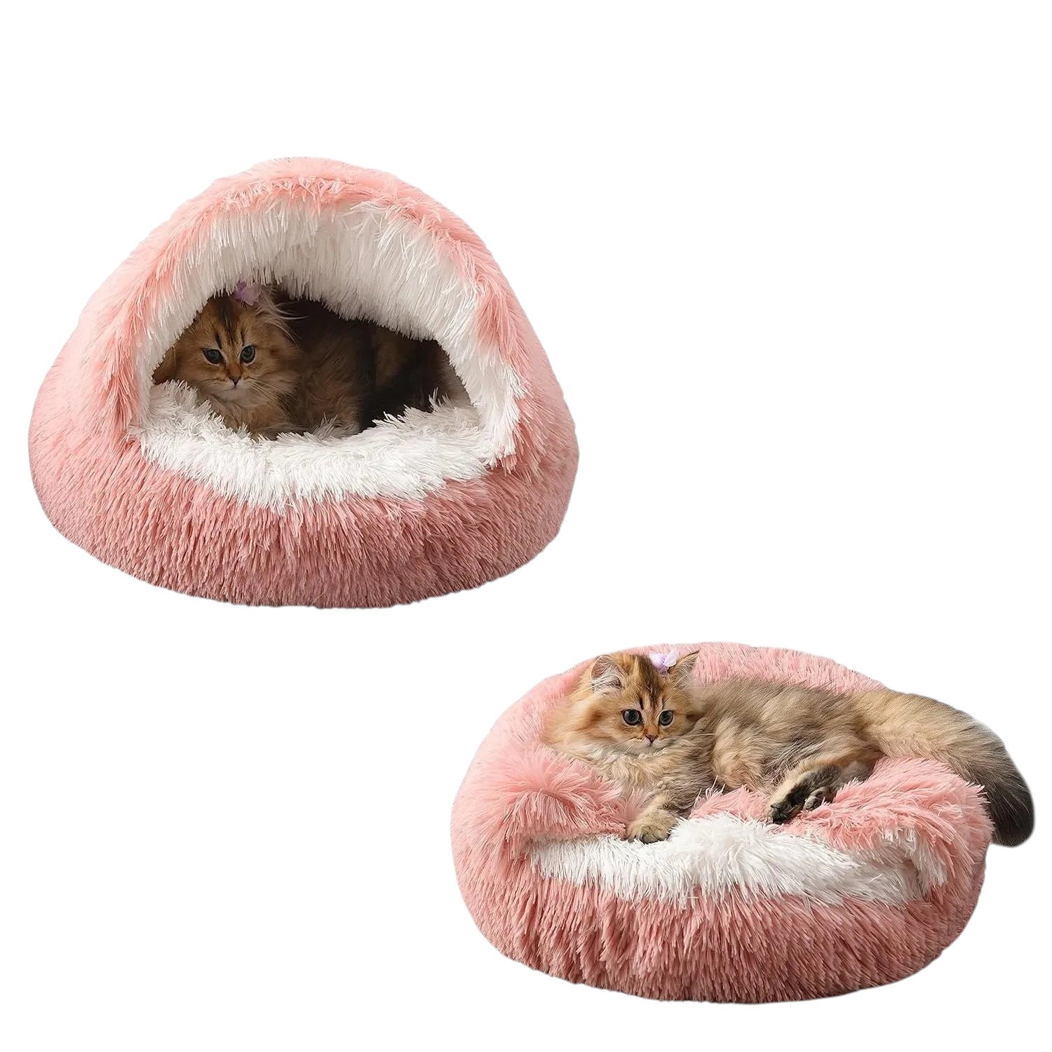 Lit Douillet 2 en 1 pour Chien & Chat – Peluche Ultra-Douce, 3 Tailles