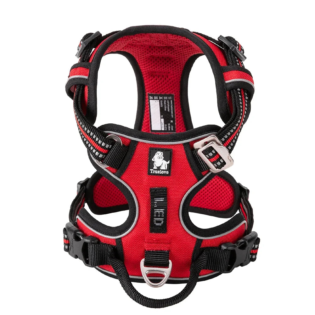 Harnais Anti-Traction TRUE LOVE – Nylon Réfléchissant, Confortable & Ajustable