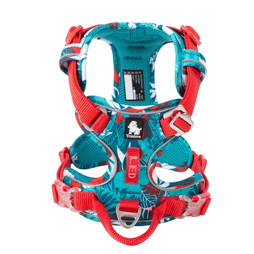 Harnais Anti-Traction TRUE LOVE – Nylon Réfléchissant, Confortable & Ajustable