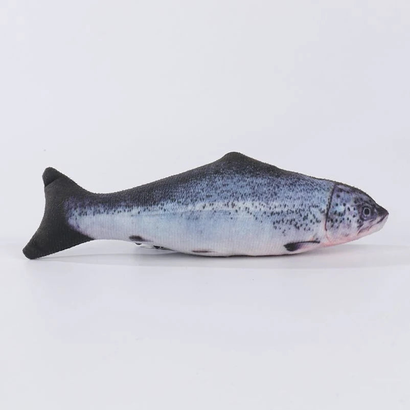 Jouet Poisson en Peluche pour Chat — Simulation Réaliste