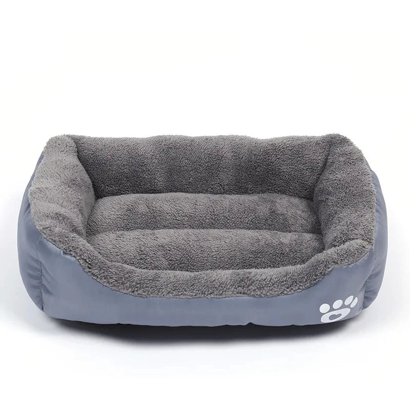 Canapé Lit Carré pour Grand Chien – Coussin Lavable, Chaud & Confortable