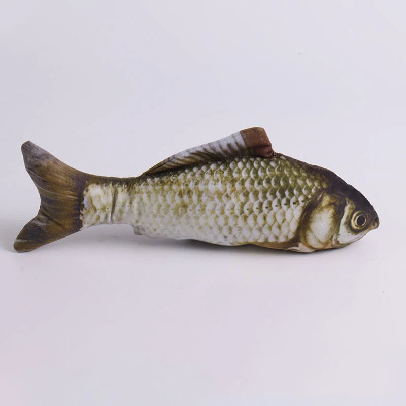 Jouet Poisson en Peluche pour Chat — Simulation Réaliste