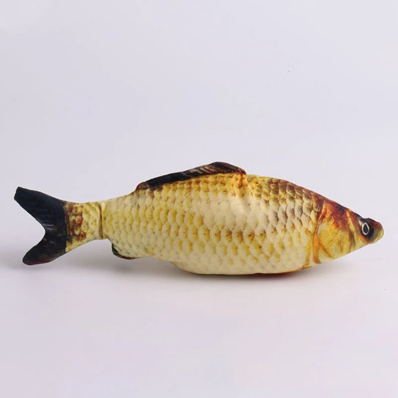 Jouet Poisson en Peluche pour Chat — Simulation Réaliste