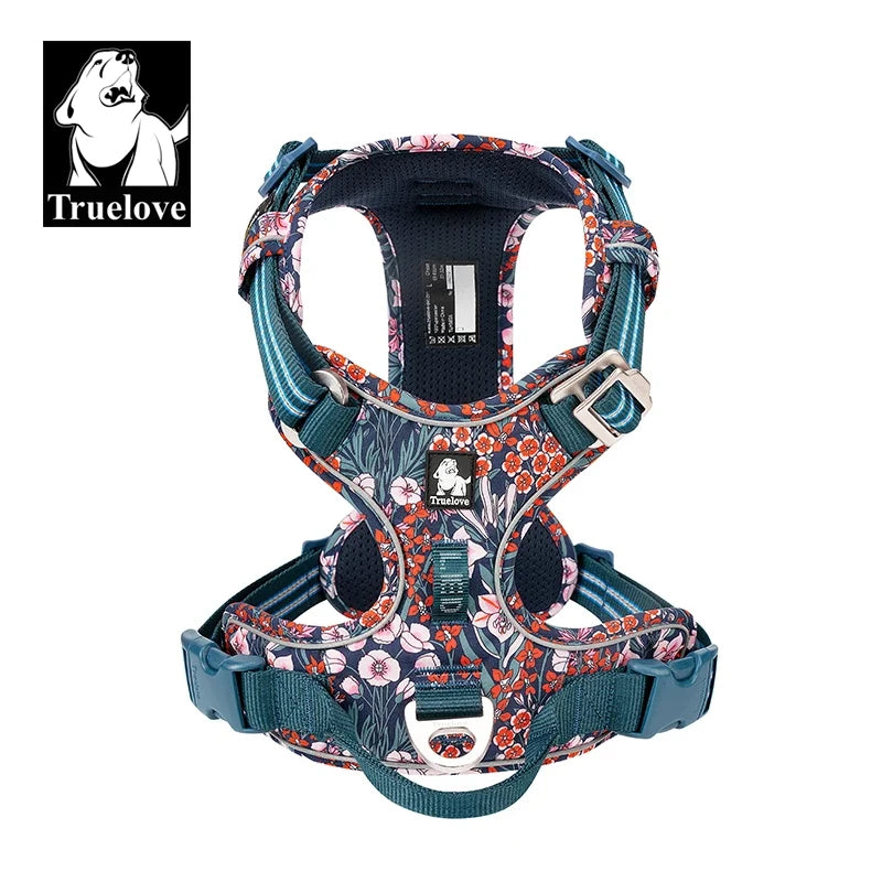 Harnais Anti-Traction TRUE LOVE – Nylon Réfléchissant, Confortable & Ajustable