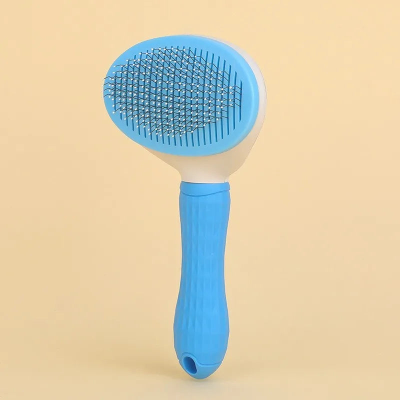 Brosse Autonettoyante pour Chat & Chien — Peigne Inox Professionnel