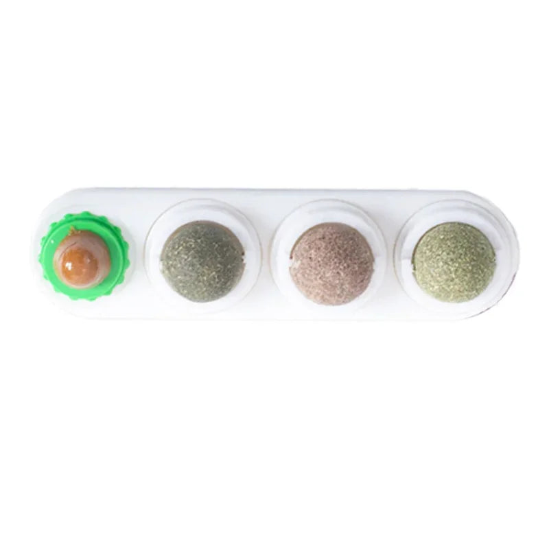 Boule de Vigne Rotative pour Chat — Jouet & Hygiène Dentaire 4-en-1
