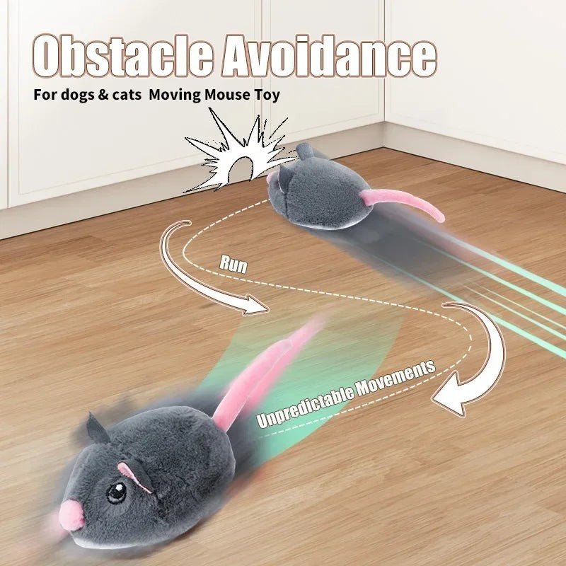 Souris Électrique Interactive pour Chat — Intelligent Pet Toy