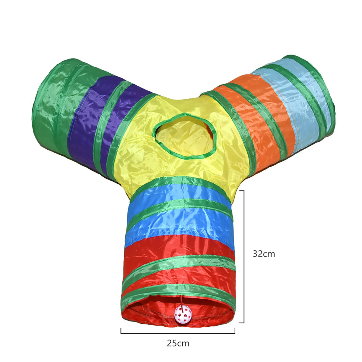 Tunnel Arc-en-Ciel pour Chat — Jeu Interactif Pliable
